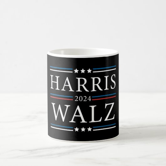 Harris Walz Wahlen 2024 Kaffeetasse (Mittel)