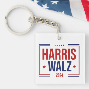 Harris Walz Wahlkampagne Acrylic Schlüsselanhänger