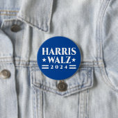Harris Walz Wahlkampf 2024 Button (Beispiel)