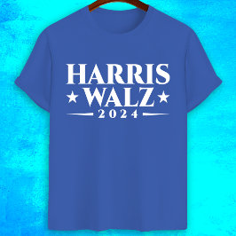 Harris Walz Wahlkampfdemokrat 2024 T-Shirt