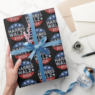 Harris Walz Waltz Harris Walz Geschenkpapier