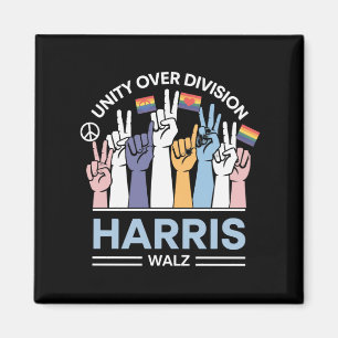 Harris Walz Walzer 2024 Einheit statt Spaltung Magnet
