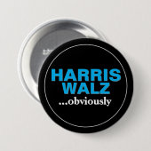 HARRIS WALZ Yard Kampagne Button (Vorne & Hinten)