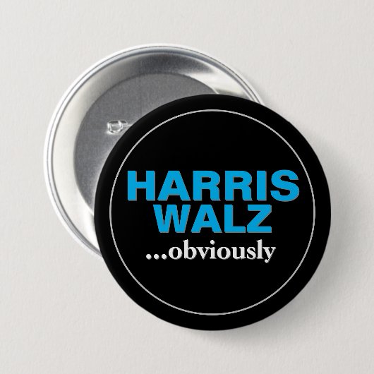 HARRIS WALZ Yard Kampagne Button (Vorne & Hinten)