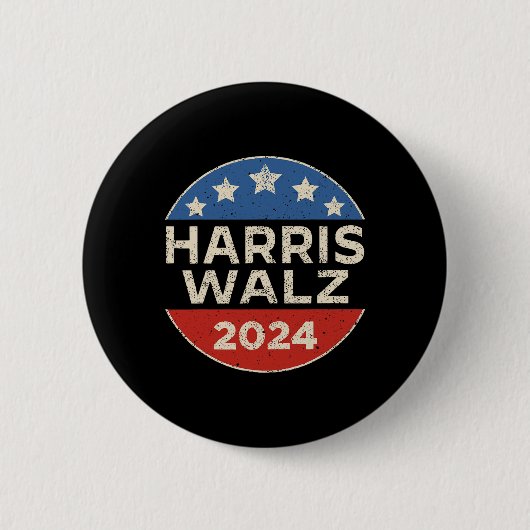 Harris Walzheimer 2024 Präsident Kamala Harris Tim Button (Vorderseite)