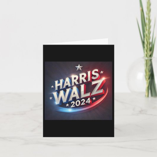 Harris WaLzheimer 2024 Präsident Karte (Vorderseite)