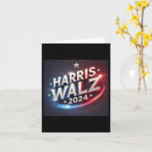 Harris WaLzheimer 2024 Präsident Karte (Gelbe Blume)