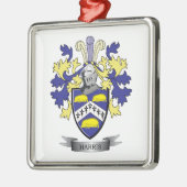 Harris-Wappen Silbernes Ornament (Links)