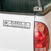 Harris Warning Label Autoaufkleber (Auf Lkw)