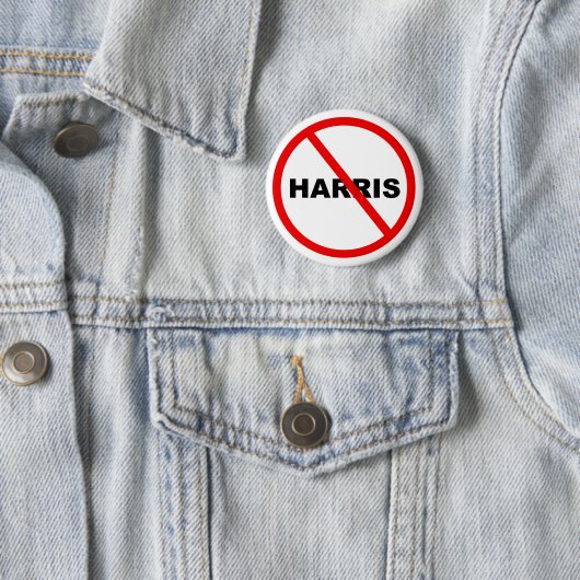 Harris warnt: Geh nicht hin! Button (Beispiel)