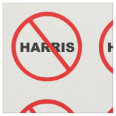 Harris warnt: Geh nicht hin! Stoff (Nahaufnahme)