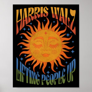 Harris Wheimer 2024 Menschen helfen Kamala Harri Poster