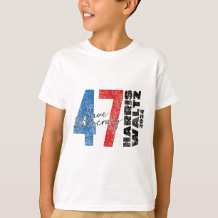Harris Wheimer 2024 Rette Demokratie 2024 Wahl F T-Shirt