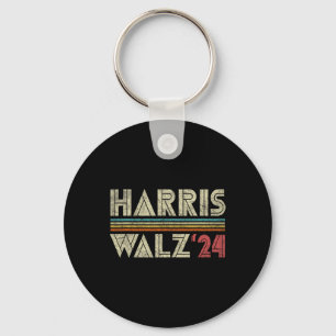 Harris Wheimer 24 Vintage Retro Streifen Spaß 2024 Schlüsselanhänger