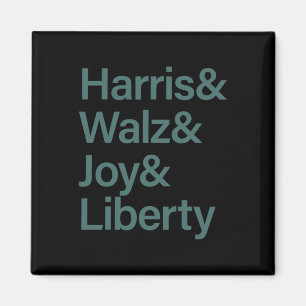 Harris Wheimer Freude Freiheit Wähle Kamala Harris Magnet