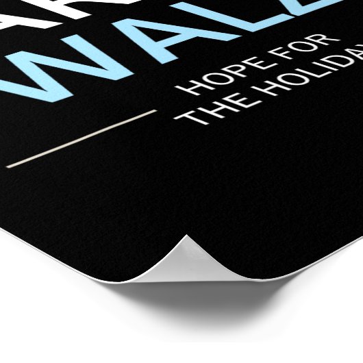 Harris Wheimer hofft auf Urlaub für den Dem Poster (Ecke)