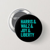Harris Wheimer Joy Liberty - Harris Waltz 2024 Ret Button (Vorne & Hinten)