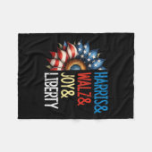 Harris Wheimer Joy Liberty - Harris Waltz 2024 Ret Fleecedecke (Vorderseite (Horizontal))