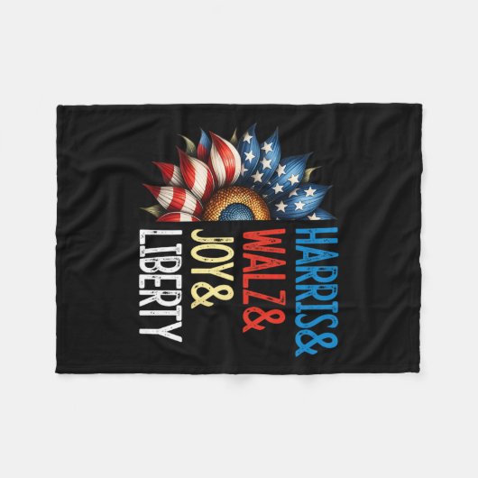 Harris Wheimer Joy Liberty - Harris Waltz 2024 Ret Fleecedecke (Vorderseite (Horizontal))