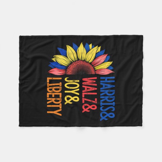 Harris Wheimer Joy Liberty - Harris Waltz 2024 Ret Fleecedecke (Vorderseite (Horizontal))