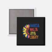 Harris Wheimer Joy Liberty - Harris Waltz 2024 Ret Magnet (Vorderseite/Rückseite)