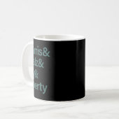 Harris Wheimer Joy Liberty Vote Kamala Harris Pres Kaffeetasse (Vorderseite Links)