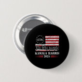 Harris Wir, die Volksflagge der USA Button (Vorne & Hinten)