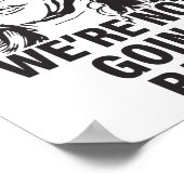 Harris, wir gehen nicht zurück 2024 poster (Ecke)