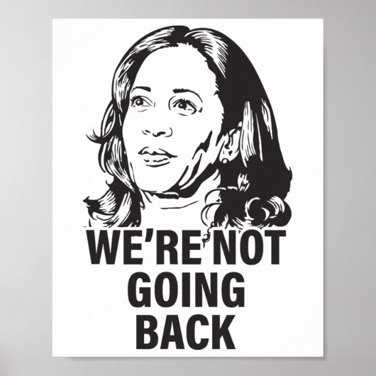 Harris, wir gehen nicht zurück 2024 poster (Vorne)