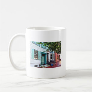 Harrisburg PA - Gebäude mit grüner Tür Kaffeetasse