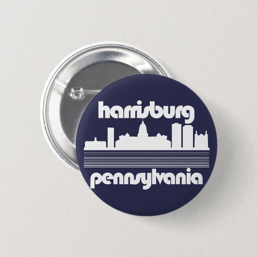 Harrisburg, Pennsylvania Button (Vorne & Hinten)