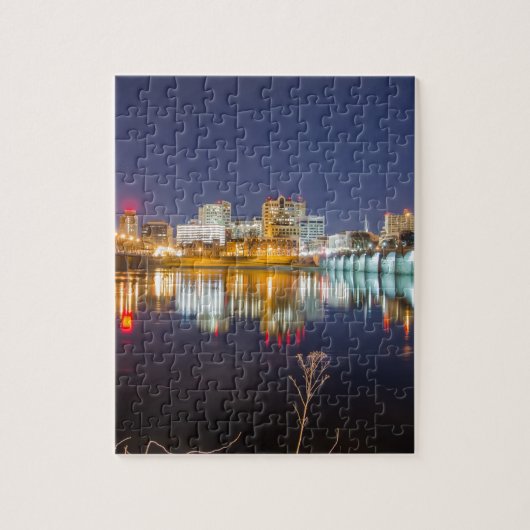 Harrisburg pennsylvania skyline Dauphin Landkreis Puzzle (Vertikal)