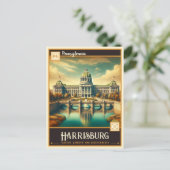Harrisburg, Pennsylvania | VINTAG Postkarte (Stehend Vorderseite)