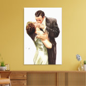 Harrison Fisher: Der Kuss Leinwanddruck (Insitu (Wohnzimmer))