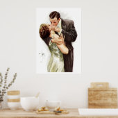 Harrison Fisher: Der Kuss Poster (Küche)