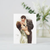 Harrison Fisher: Der Kuss Postkarte (Stehend Vorderseite)