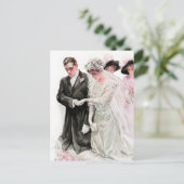 Harrison Fisher: Die Hochzeit Postkarte (Stehend Vorderseite)