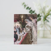 Harrison Fisher: Fang die Bridal Bouquet Postkarte (Stehend Vorderseite)