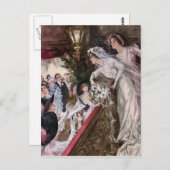 Harrison Fisher: Fang die Bridal Bouquet Postkarte (Vorne/Hinten)