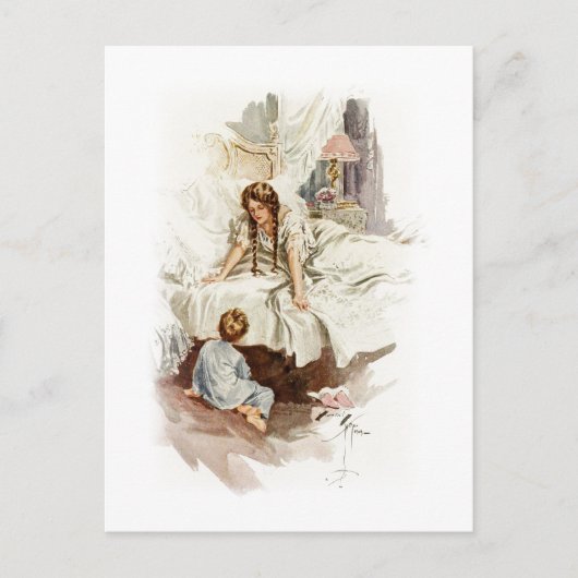 Harrison Fisher Hearts wünscht wirklich meine Mutt Postkarte (Vorderseite)