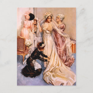 Harrison Fisher: Hochzeit Postkarte