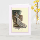 Harrison Fisher illustration Karte (Gelbe Blume)