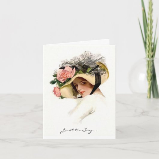 Harrison Fisher "June" Personalised Notecard Karte (Vorderseite)