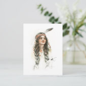 Harrison Fisher Song von Hiawatha Minnehaha Postkarte (Stehend Vorderseite)