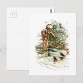 Harrison Fisher Song von Hiawatha Red Indian Otter Postkarte (Vorne/Hinten)