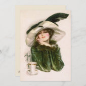 Harrison Fishers "Contentment"-Einladung Einladung (Vorne/Hinten)