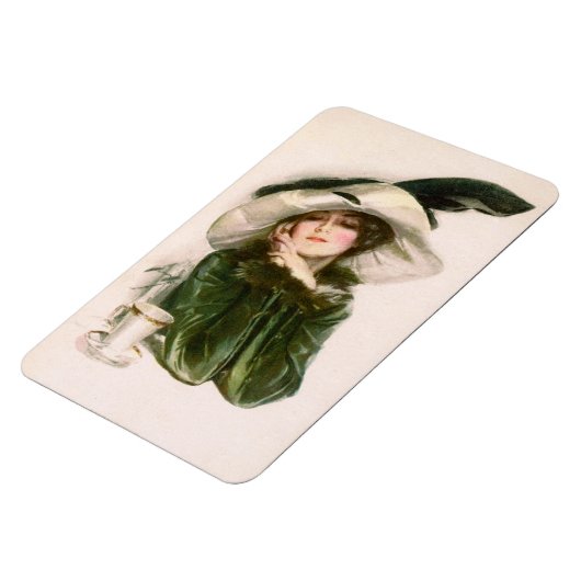 Harrison Fisher's "Contentment" Magnet (Linke Seite)