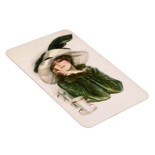 Harrison Fisher's "Contentment" Magnet (Rechte Seite)