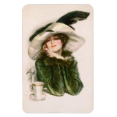 Harrison Fisher's "Contentment" Magnet (Vertikal)