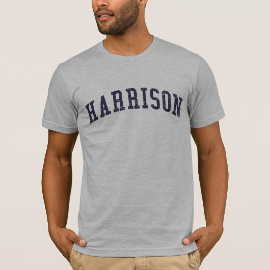 Harrison-HochschulT - Shirt (beunruhigt) (Vorderseite)